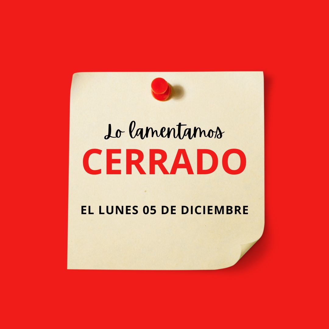 Cerramos el día 5