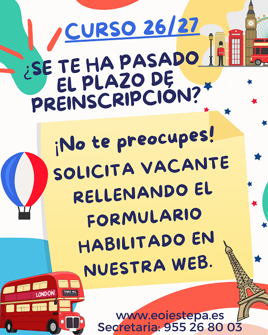 Oferta de vacantes
